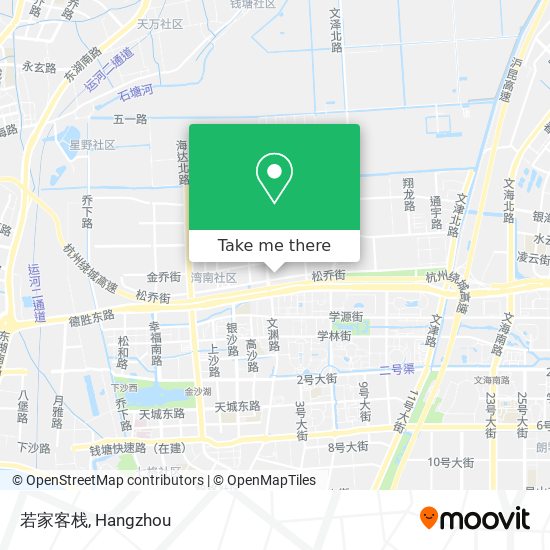 若家客栈 map