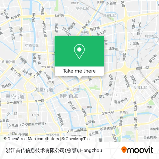 浙江首传信息技术有限公司(总部) map