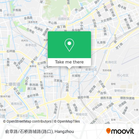 俞章路/石桥路辅路(路口) map