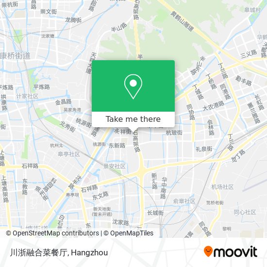 川浙融合菜餐厅 map