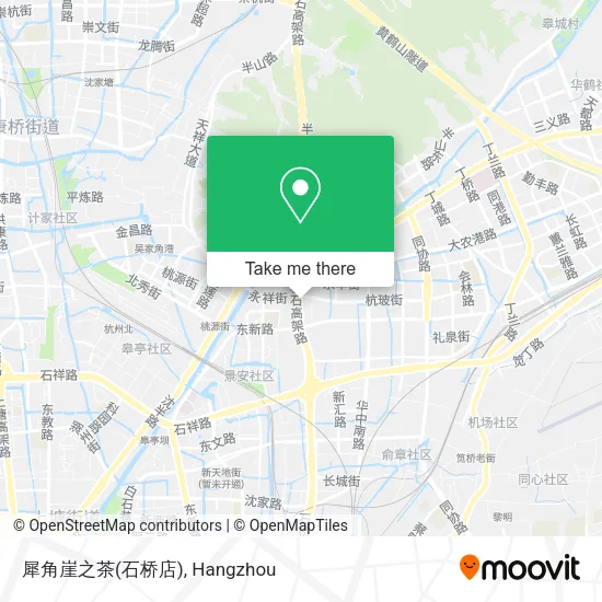 犀角崖之茶(石桥店) map