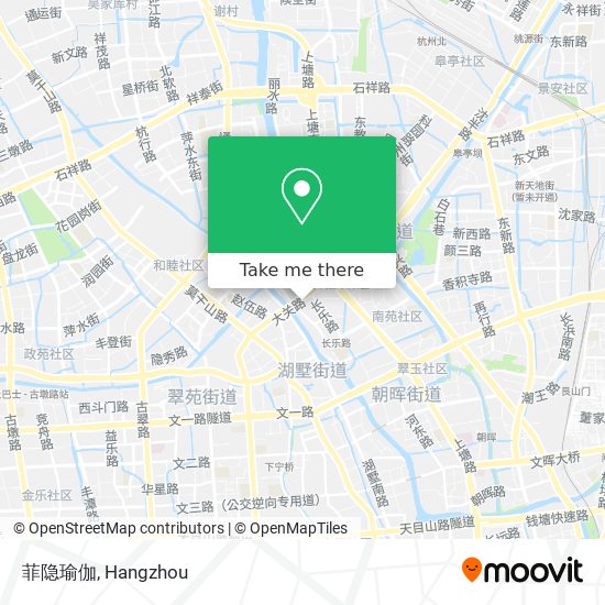菲隐瑜伽 map
