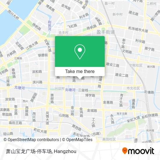 萧山宝龙广场-停车场 map
