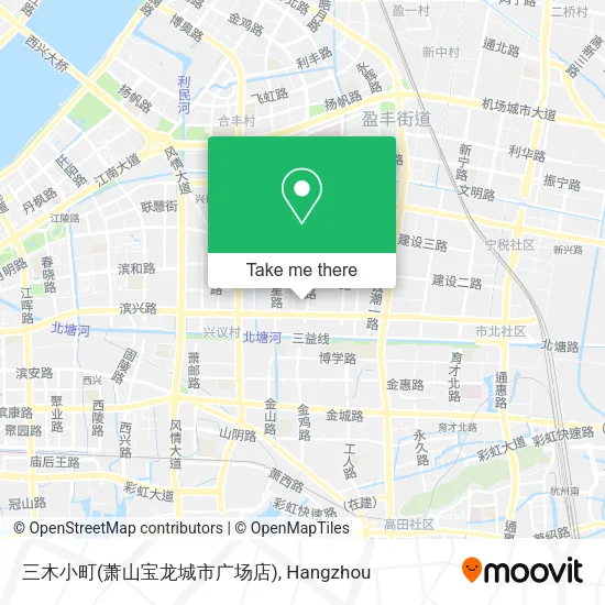 三木小町(萧山宝龙城市广场店) map