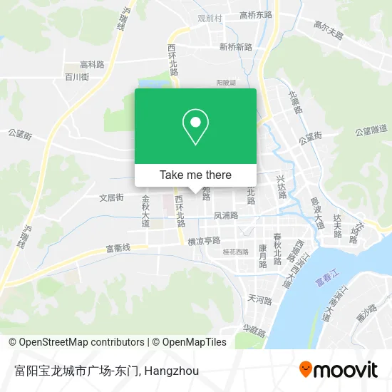 富阳宝龙城市广场-东门 map