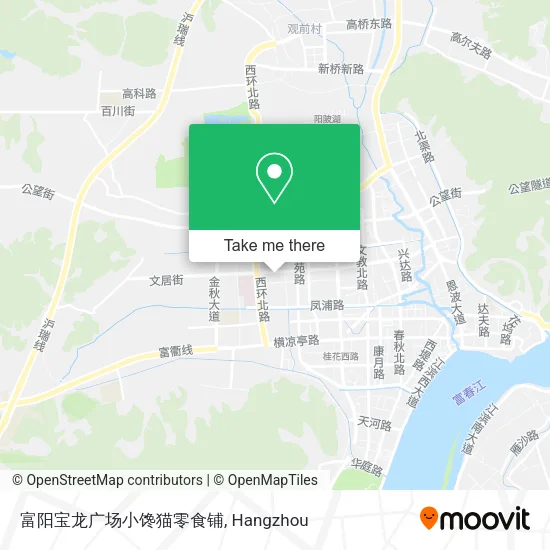 富阳宝龙广场小馋猫零食铺 map