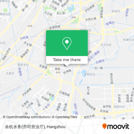 余杭水务(乔司营业厅) map