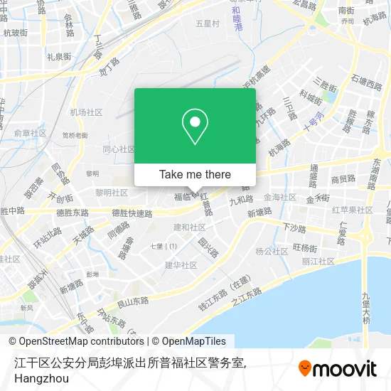 江干区公安分局彭埠派出所普福社区警务室 map