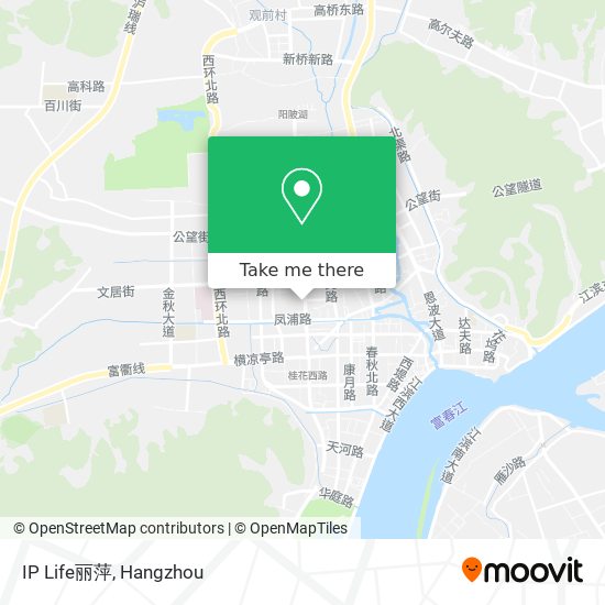 IP Life丽萍 map