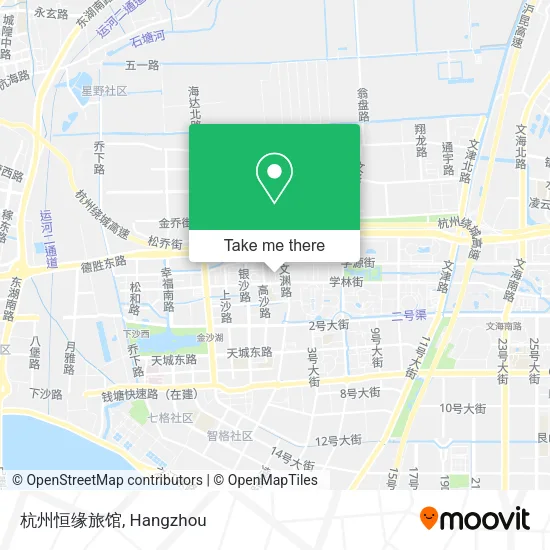 杭州恒缘旅馆 map