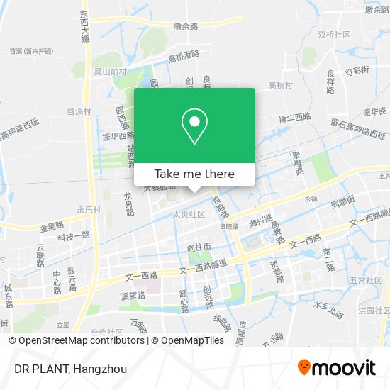 DR PLANT map