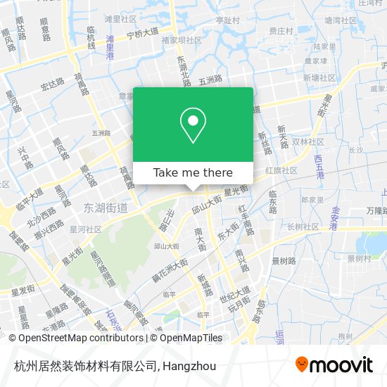 杭州居然装饰材料有限公司 map