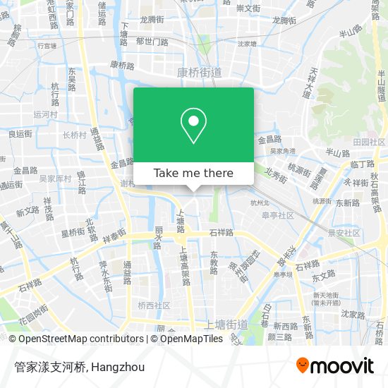 管家漾支河桥 map