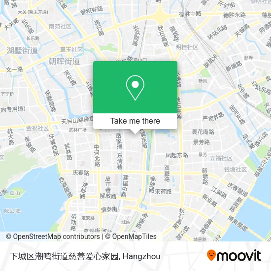下城区潮鸣街道慈善爱心家园 map