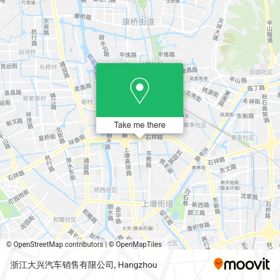 浙江大兴汽车销售有限公司 map