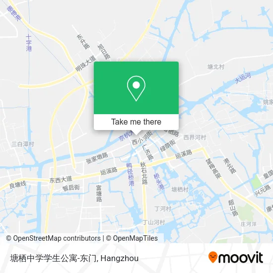 塘栖中学学生公寓-东门 map