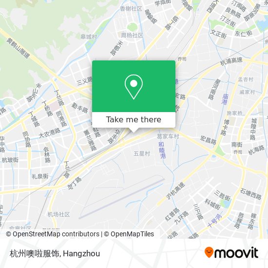 杭州噢啦服饰 map