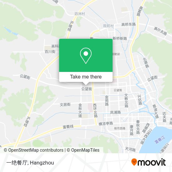 一绝餐厅 map