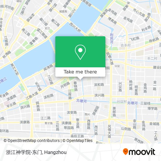 浙江神学院-东门 map