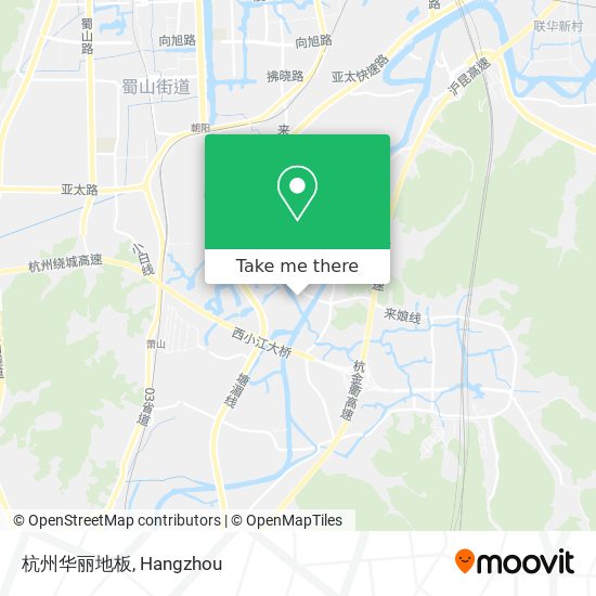 杭州华丽地板 map