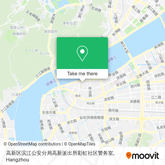高新区滨江公安分局高新派出所彩虹社区警务室 map
