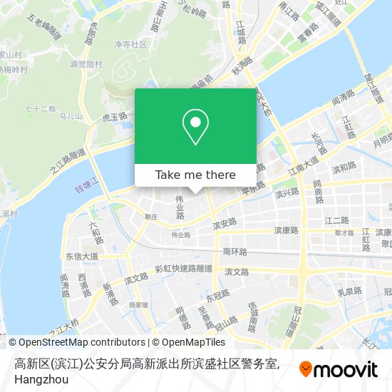 高新区(滨江)公安分局高新派出所滨盛社区警务室 map