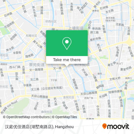 汉庭优佳酒店(湖墅南路店) map