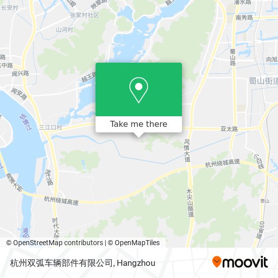 杭州双弧车辆部件有限公司 map