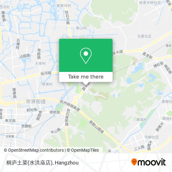 桐庐土菜(水洪庙店) map