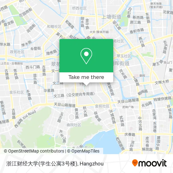 浙江财经大学(学生公寓3号楼) map