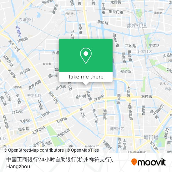中国工商银行24小时自助银行(杭州祥符支行) map