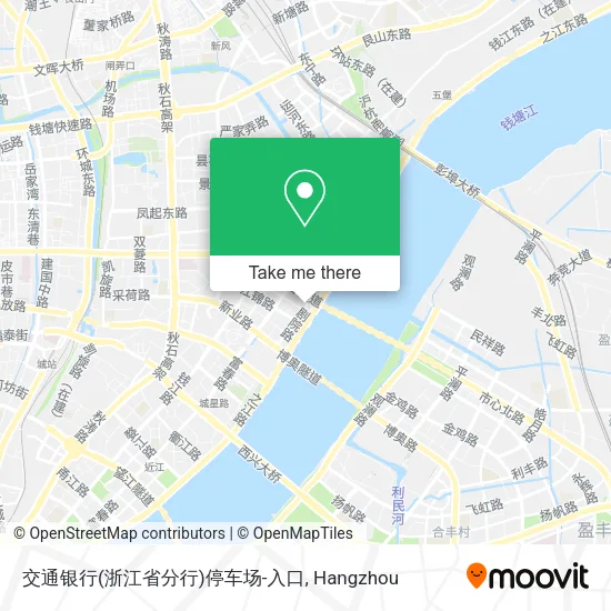 交通银行(浙江省分行)停车场-入口 map