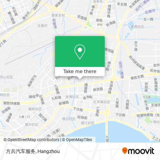 方兵汽车服务 map
