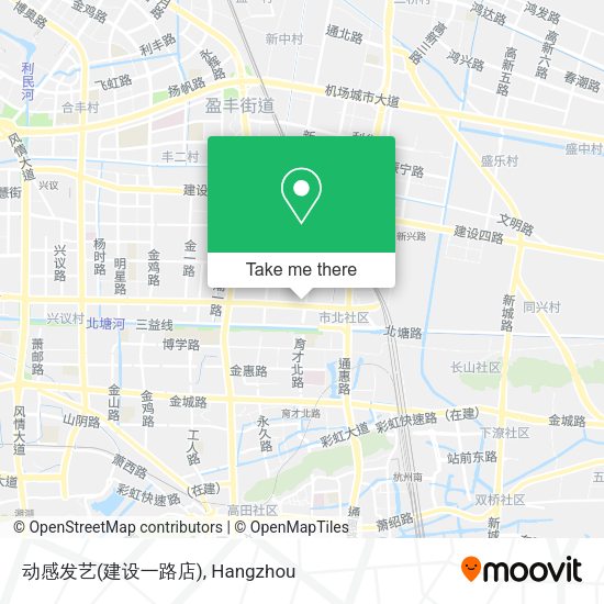动感发艺(建设一路店) map