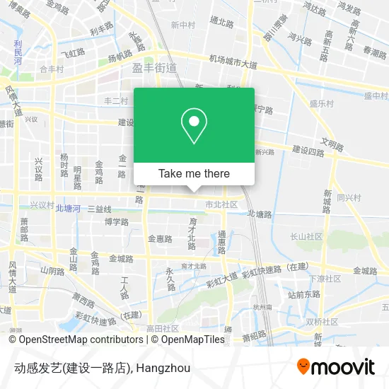 动感发艺(建设一路店) map