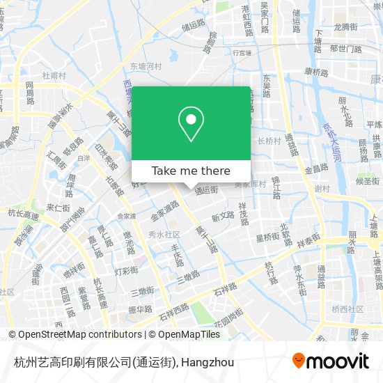 杭州艺高印刷有限公司(通运街) map