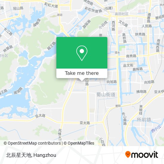 北辰星天地 map