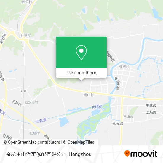 余杭永山汽车修配有限公司 map