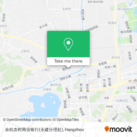 余杭农村商业银行(永建分理处) map