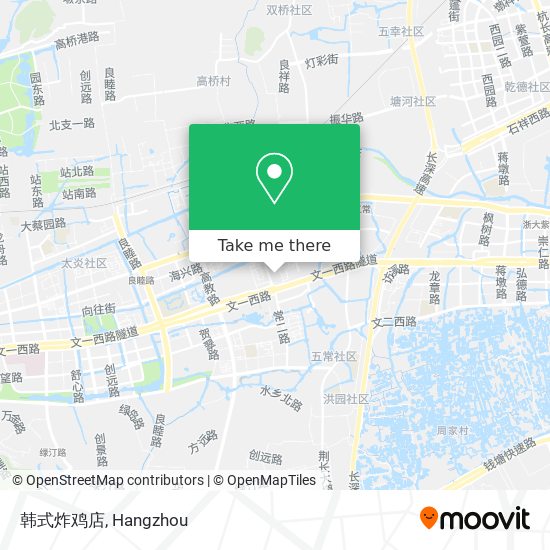 韩式炸鸡店 map