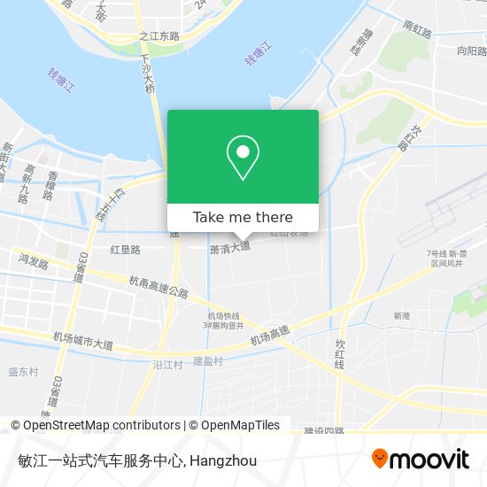 敏江一站式汽车服务中心 map