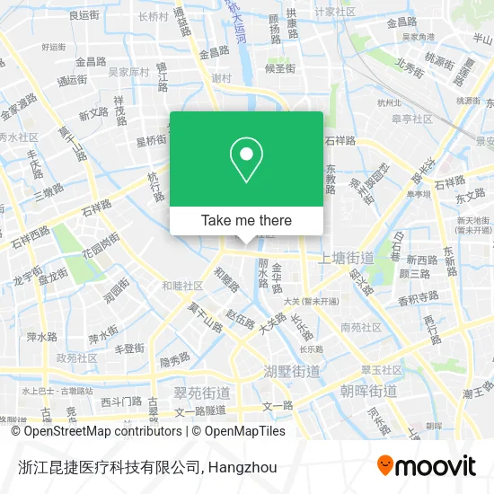 浙江昆捷医疗科技有限公司 map