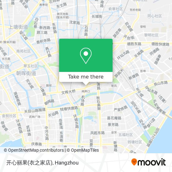 开心丽果(衣之家店) map