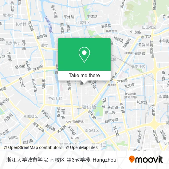 浙江大学城市学院-南校区-第3教学楼 map