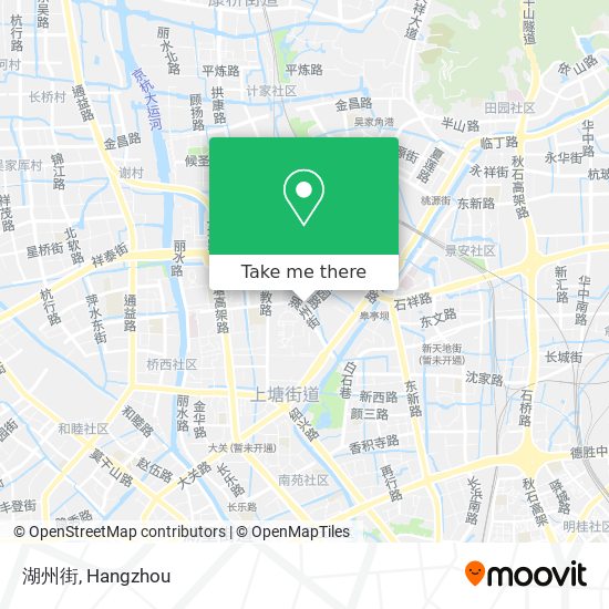 湖州街 map