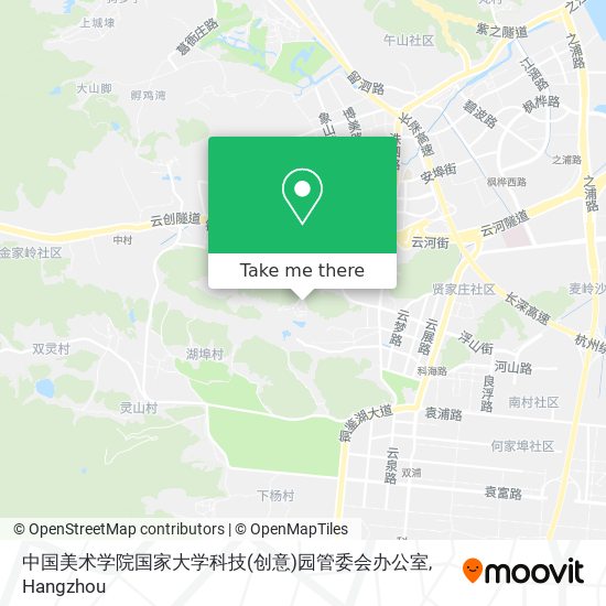 中国美术学院国家大学科技(创意)园管委会办公室 map