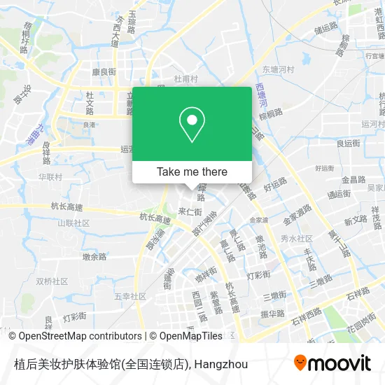 植后美妆护肤体验馆(全国连锁店) map