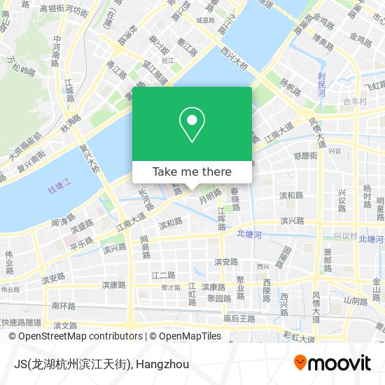 JS(龙湖杭州滨江天街) map