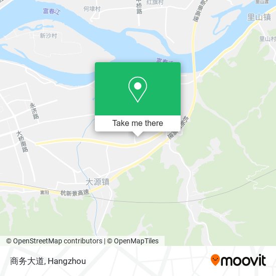 商务大道 map