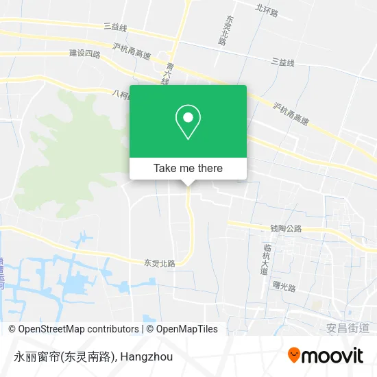 永丽窗帘(东灵南路) map